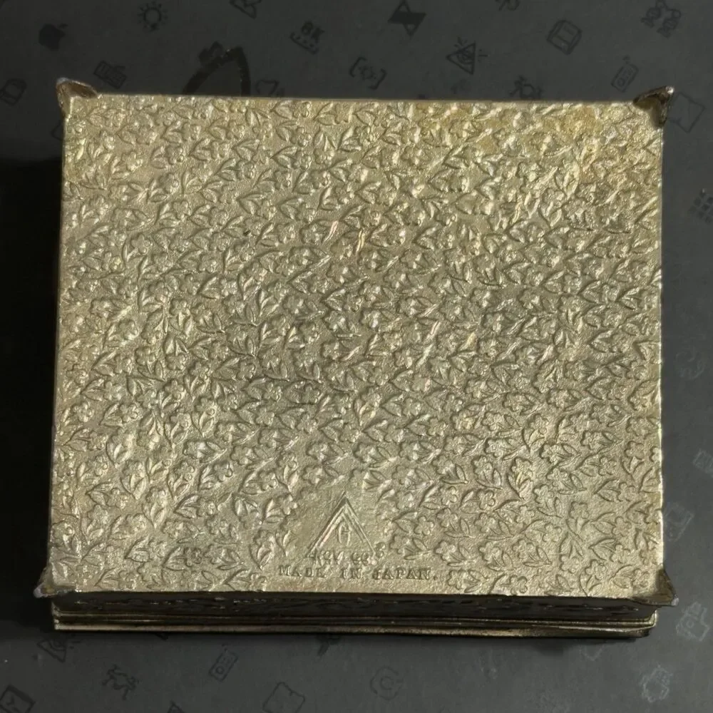 Vintage Metal Keepsake Box Souvenir Of NEW ORLEANS, LA Made In Occupied Japan